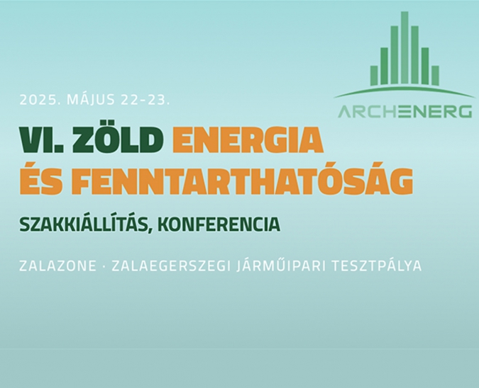 Az ArchEnerg-Metál Klaszter idén kiállítóként is képviselteti magát a VI. Zöld energia és fenntarthatóság szakkiállításon Zalaegerszegen!