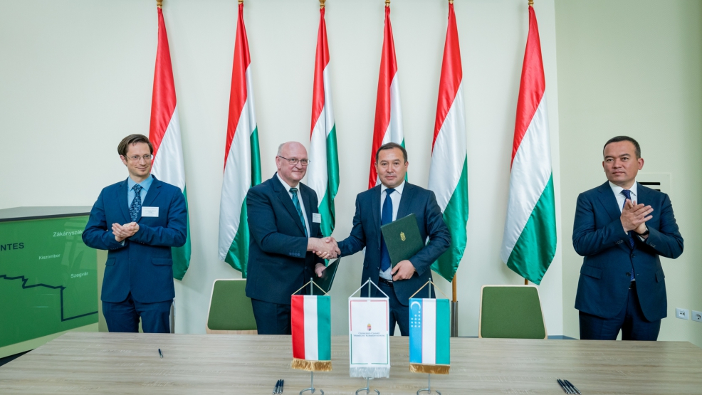 Hungarian-Uzbek business meeting